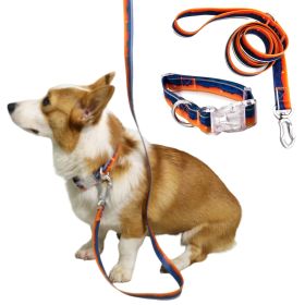 ( M ) Reflective Patterned Leash Set Sunset (Option: Default)