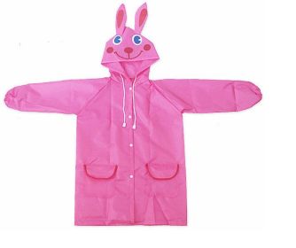 THC Thai Shop Funny Rain Coat (Option: Pink-M)