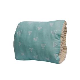 Adjustable Baby Cotton Nursing Arm Pillow Breastfeeding Washable Baby Infant Nursing Breastfeeding Pillow Cushion Arm Pad (Option: Blue Triangle-25X23CM)