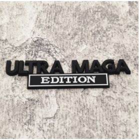 Ultra MAGA Edition Emblems For Car, 3D Metal Vehicle Badges Stickers, Mini Cute Strong Adhesive Auto Body Decor Embossed Decal (Option: Default)