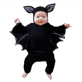 Batman Baby One Piece (Option: Black-100cm)