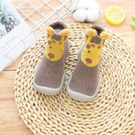 Children floor socks (Option: Coffee-13.5cm)