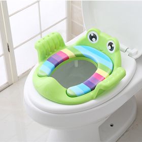 Baby Children Toilet Seat Toilet (Option: Green)