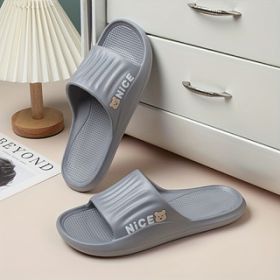42-43New EVA Anti Slip And Odor Proof Household Indoor And Outdoor Men's And Women's Summer Shower Slippers Sandals (Option: Default)