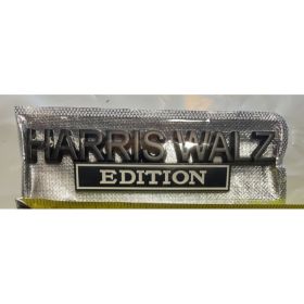 HARRIS WALZ EDITION Car Emblem With 2 Adhesives, 3D Badge Decal For Trucks, Metal Stickers Replacement Compatible With Universal Vehicle, (Option: Default)