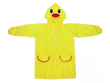 THC Thai Shop Funny Rain Coat (Option: Yellow-M)