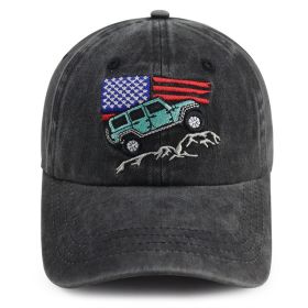 T3 53 DAI11 USA Flag Car Black (Option: Default)
