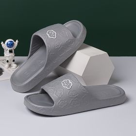 (44-45)Men's And Women's Beach Sandals Slippers Men's Couple Men's Home Eva Summer Indoor Home Bathroom Non Slip Sandals (Option: Default)