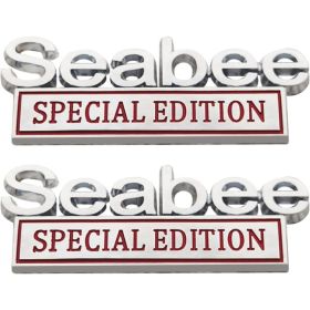 2 Pcs/Lot Seabee Sailor Mariner Seaman Edition Emblem Badge Souvenirs Sticker For Hummer F150 Ranger Ram Silverado Compass Patriot (Option: Default)