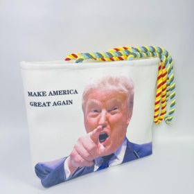 Trump Style Canvas Bag, White (Option: Default)