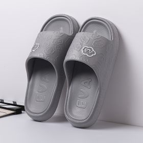 (42-43)Men's And Women's Beach Sandals Slippers Men's Couple Men's Home Eva Summer Indoor Home Bathroom Non Slip Sandals (Option: Default)