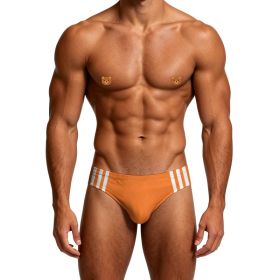 Men's Printed Swim Briefs (Size--L) (Option: Default)