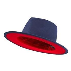 Fedora-navy_red-60-pidai-normal (Option: Default)