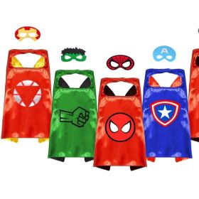 Kids Capes And Mask For Kids Halloween Costumes For Boys Halloween Toys For Kids Halloween Cape Dress Up Halloween Christmas Boy Gifts5-PACK (Option: Default)