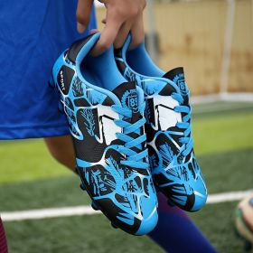 (36- Size) New Anti Slip Breathable Men's And Women's Football Shoes Rugby Shoes (36- Size) (Option: Default)