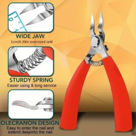 Red Pointed Nail Clipper (Option: Default)