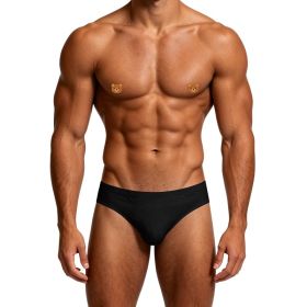 Men's Printed Swim Briefs (Size--3XL) (Option: Default)