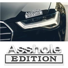 Emblem Car Decal, 3D Metal Letter Badge For Auto Front Hood, Trunk, Fender, Strong Adhesive Car Logo Replacement Sticker, Universal Vehicle (Option: Default)