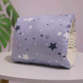 Adjustable Baby Cotton Nursing Arm Pillow Breastfeeding Washable Baby Infant Nursing Breastfeeding Pillow Cushion Arm Pad (Option: Purple Star-25X23CM)