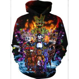 ( L )Boys Girls Hoodies Sweatshirts Come With 2023 Movies Character Element, Featuring 3D Patterns.Creative Designs Make Your Kids Boys Gi (Option: Default)