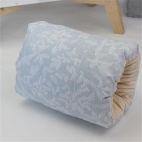 Adjustable Baby Cotton Nursing Arm Pillow Breastfeeding Washable Baby Infant Nursing Breastfeeding Pillow Cushion Arm Pad (Option: Gray Lobule-25X23CM)