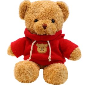 BSVOME 11.8 Inches  Stuffed Animals Soft Plush Cute Teddy Bear Doll For Boys Girls (Option: Red)